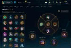 CONTA LOL 83 SKINS - League of Legends