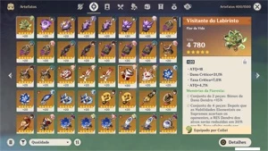 CONTA QUASE AR 58 END GAME - Genshin Impact