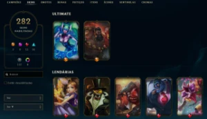 Conta League of Legends Full Acesso - 83 Champs e 282 Skins  LOL