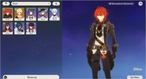 GENSHIN IMPACT - AR10 - DILUC + CHONGYUN (2 ESPADAS ROXA)