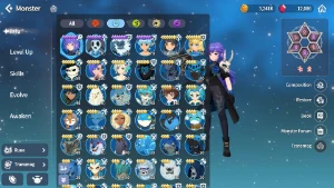 US East Katarina | Orbia lvl 64 PW : 350K | + de 100 pulls - Summoners War