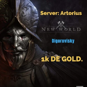 Gold New World - 1k de Gold server ARTORIUS!