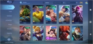 Conta TOP COMPLETA - Mobile Legends
