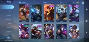 Conta TOP COMPLETA - Mobile Legends