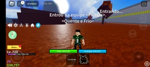 Conta do blox fruit - Roblox