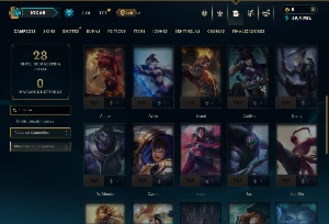 Esmeralda 2 com 35 Champs e 7 Skins - League of Legends LOL