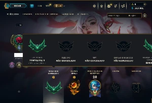 Esmeralda 2 com 35 Champs e 7 Skins - League of Legends LOL