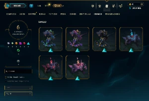 Esmeralda 2 com 35 Champs e 7 Skins - League of Legends LOL