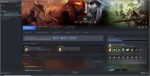 Conta NW 277 horas de jogo upando JOB - New World
