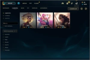 Conta LoL Full Champs, 165 Skins, Ícones raros antigos - League of Legends
