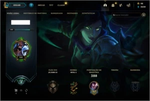 Conta LoL Full Champs, 165 Skins, Ícones raros antigos - League of Legends