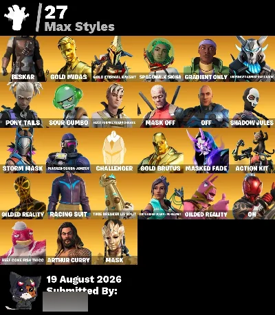 Conta de fortnite com demongorgon