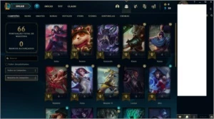 Conta nível 30 unranked com 4 skins - League of Legends LOL