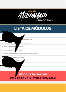 CURSO NÔMADE MILIONÁRIO Thiago Finch! - Serviços Digitais