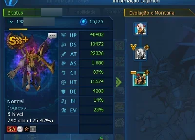 Conta Ladmo - Digimon Masters Online