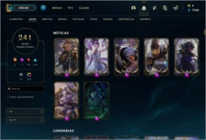CONTA RIOT (LOL + VALORANT) MESTRE/DIAMANTE - MAIS DE R$10.0