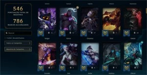 Conta lol 500 skins - League of Legends