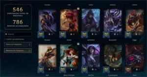 Conta lol 500 skins - League of Legends