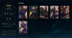 Conta lol 500 skins - League of Legends