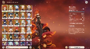 [Ar 60 - Na] 25 Personagens 5* (+ Constelações) / 16 Arma 5* - Genshin Impact