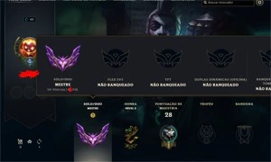 Conta mestre smurf , 63% winrate - League of Legends LOL