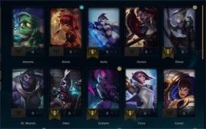 Conta mestre smurf , 63% winrate - League of Legends LOL