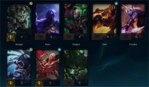 Conta mestre smurf , 63% winrate - League of Legends LOL