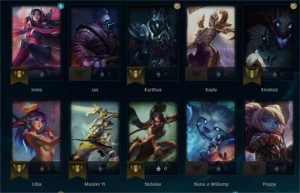 Conta mestre smurf , 63% winrate - League of Legends LOL