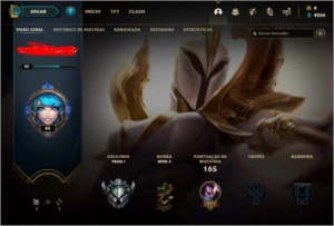 Conta de lol LvL65 prata 1/ 14 skins - League of Legends