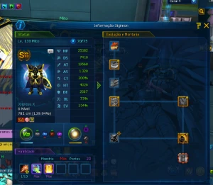 Conta Ldmo Alphamon  Conta Boa Com Aox - Digimon Masters Online