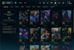 Conta Platina 1 com 20 Champs e 7 Skins - League of Legends LOL