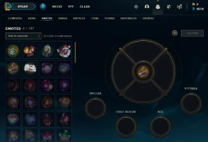 Conta PLATINA 4 - Win 68% - LOL (league of legends) ELOMOON