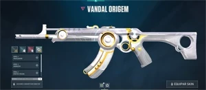 CONTA VALORANT DIAMANTE 1 COM SKINS DE PACOTES RAROS
