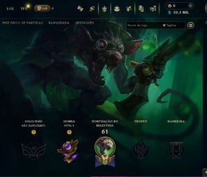conta nivel30 handlevel - League of Legends LOL