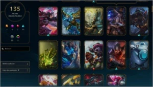 Conta PLAT 5 - 135 Skins - League of Legends LOL