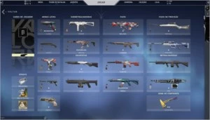 Conta valorant beta com + 30k créditos em skins
