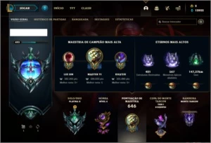 Conta platina 2 com TODOS os champs e 420 skins + 62 Cromas - League of Legends LOL