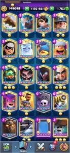 Conta ClashRoyale FULL cash todas lv 13, gemas, gold e mais - Clash Royale