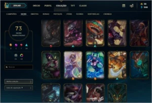 Conta de lol d4 com 3 skins utimate - League of Legends