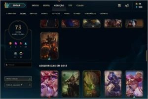 Conta de lol d4 com 3 skins utimate - League of Legends