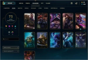 Conta de lol d4 com 3 skins utimate - League of Legends