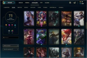 Conta de lol d4 com 3 skins utimate - League of Legends