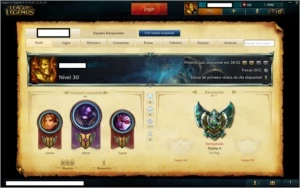 Conta Platina V - League of Legends LOL