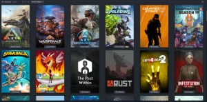 Conta Steam, com 9 anos de criação.