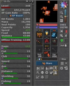 vendo sorcerer zunera 348 e outros maker - Tibia