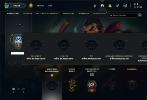 Conta Unranked com 31 Champs e 4 Skins + 2 Fragmentos - League of Legends LOL