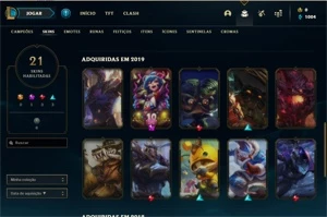 Conta Lol Nível 85 - League of Legends