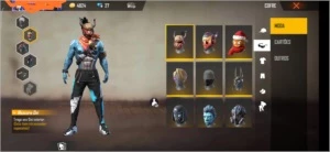 Conta free Fire + kit angelical e 1 passe