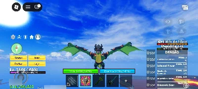 Level Max 2800] Conta Super Premium - Perm Dragon + T-Rex + - Roblox