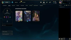 CONTA LOL DIAMANTE 3  wr58% - League of Legends